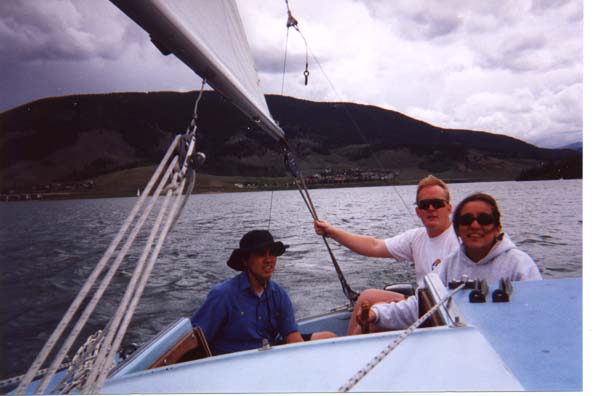  - Sean Debbie Israel sailing Dillon Lake